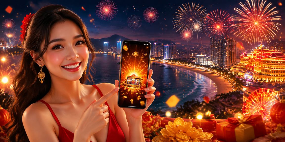 Người chơi Quy Nhơn tham gia casino mobile tại lễ hội địa phương